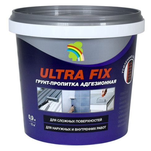 Грунт-пропитка адгезионная ULTRA FIX, 0,9л