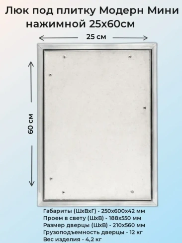Ревизионный люк Модерн Мини 25х60