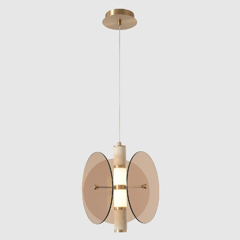 Подвесной светильник Crystal Lux AMARILLO SP12W LED BRASS