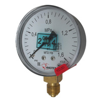 Манометр МП2-Уф 0-1,6 МПа кт.2,5 d.63 IP40 M12*1,5 РШ (Общетехнический; Тип-ФТ; Номин. диам. корпуса - 63мм; Климат. исп