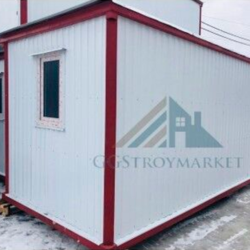 Бытовка металлическая прорабская универсальная GGStroyMarket, Россия