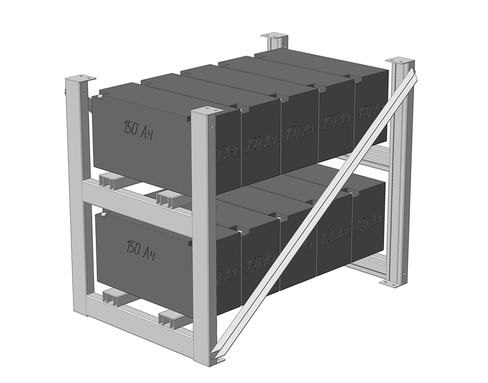 Батарейный стеллаж MBS-02H