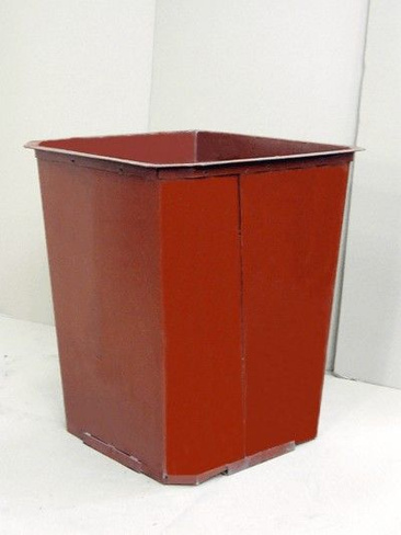Контейнер для твердых бытовых отходов, объем 0,55 м3, Красно-коричневый