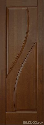 Дверь межкомнатная, Даяна ДГ, цвет античный орех, массив ольхи