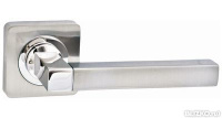 Дверная ручка Бари PAL-103-S SN/CP Silver мат.никель/хром