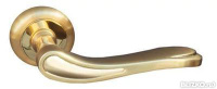 Дверная ручка Виктория PAL-07 SG/GP Silver мат.золото/золото