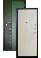 Металлическая входная дверь "Art-023" фрезерованный рисунок Сталь 2 мм