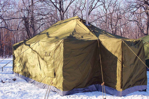Палатка бескаркасная ПБ-8М2 (вместимость 16 человек)