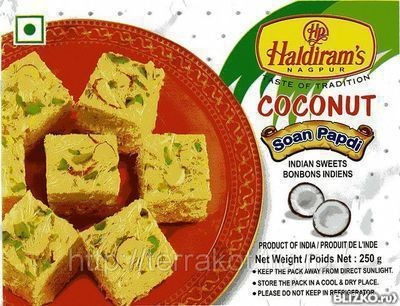 Индийская халва Soan papdi (Haldiram's) 250 г