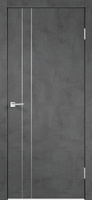 Дверь межкомнатная VELLDORIS TECHNO М2 с алюминевой кромкой и замком муар