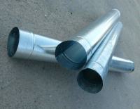 Оцинкованная водосточная труба 1,25 м (D=150 мм)