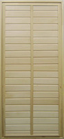 Дверь деревянная клиновая 1800х700х70 мм