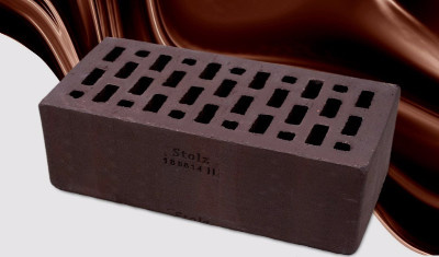 Кирпич керамический лицевой утолщенный шоколад Магма 250×120×88