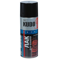 Лак для тонировки фонарей KUDO (520 мл) черный