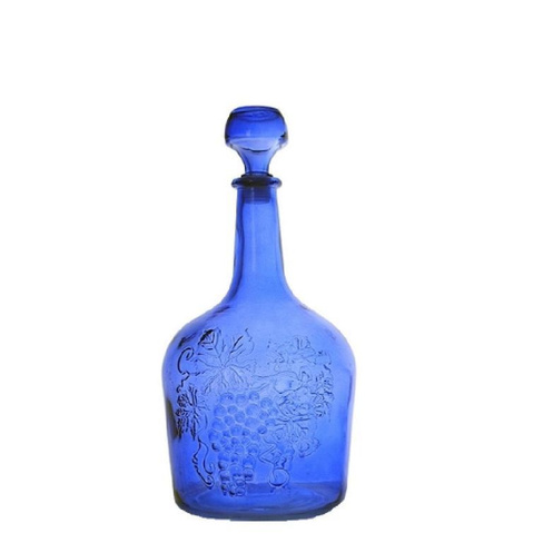 Бутылка стеклянная "Фуфырёк" 1,5 литра синяя
