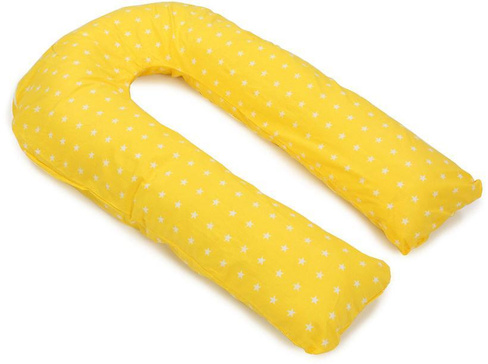 Подушка для беременных на все тело форма "U" желтый Детский сон