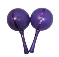 Тульские Маракасы набор 2 штуки цвет фиолетовый (без картинки) арт.С7-2Б ТулИгрушка