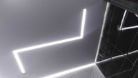 Ремонт потолка со светодиодным светильником