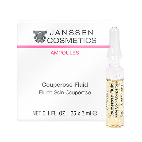 Сосудоукрепляющий концентрат для кожи с куперозом Couperose Fluid (1922P, 25*2 мл) Janssen (Германия)