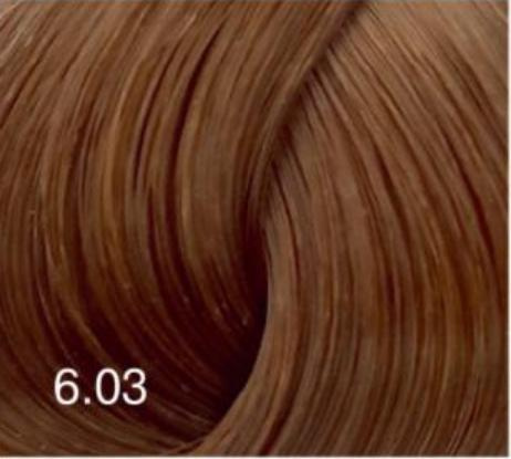 Перманентный крем-краситель для волос Expert Color (8022033103765, 6/03, темно-русый натурально-золотистый, 100 мл) Bout