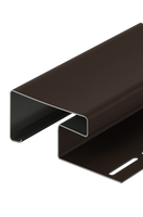 Наличник 89мм/30мм для сайдинга Döcke Lux Bergard, длина 3,6м Шоколад
