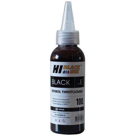 Чернила HI-BLACK для EPSON Тип E универсальные черные 01 л водные 150701038001
