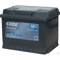 АКБ 60Ач "EXIDE PREMIUM" П.П. 242х175х190