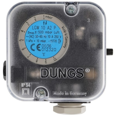 Dungs LGW 10 A2 P Реле давления воздуха с контрольной кнопкой