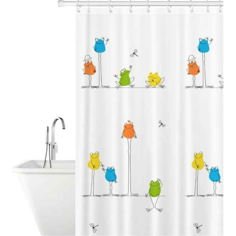 Штора для ванной Tatkraft funny frogs