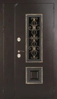 Входная металлическая дверь Tandoor Венеция-2 Венге 1200x2050