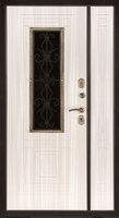 Входная металлическая дверь Tandoor Венеция-2 Сандал белый 1200x2050