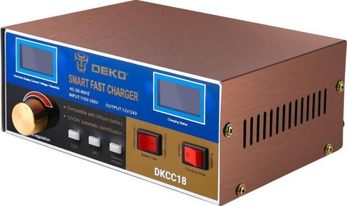 Зарядное устройство DEKO DKCC18 12/24в, 18а [051-8054]