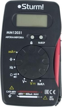 Мультиметр цифровой Sturm MM12031 STURM