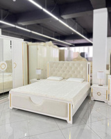 Спальня "Бодрум" кровать 1,8 м, шкаф 4 створчатый, цвет белый