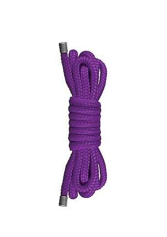 Веревка Japanese Mini Rope Ouch! 1,5 метра (фиолетовая) Shots toys