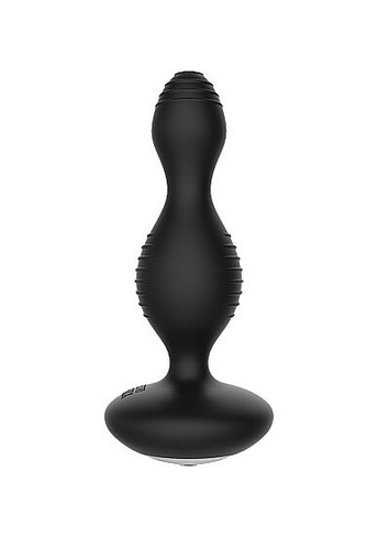 Анальняа вибропробка E-Stim Vibrating Buttplug - Black: 15 режимов работы, 11000 об/мин Shots toys