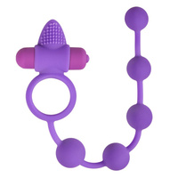 Анальная цепочка с эрекционным кольцом Easy Toys EDC Wholesale B. V.