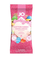 Одноразовый вкусовой лубрикант со вкусом сахарной ваты Candy Shop Cotton Candy, 10 мл JO system