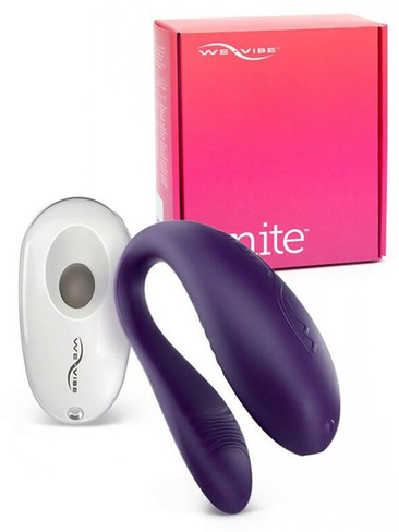 Премиальный вибратор для пар с дистанционным пультом We-Vibe Unite – фиолетовый We Vibe