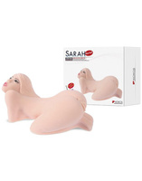 Мастурбатор мини кукла Sarah ротик, вагина и анус с вибрацией – телесный Kokos