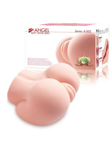 Мастурбатор мини попка с вагиной Angel 2 – телесный Kokos