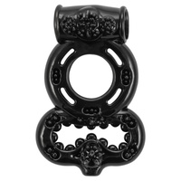 Эрекционное кольцо Rings Treadle black 0114-62Lola Lola Toys
