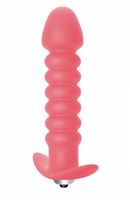 Анальная пробка с вибрацией Twisted Anal Plug Pink (Батарейки ААА) 5007-01lola Lola Toys