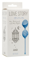 Вагинальные шарики Love Story One Thousand and One Nights - голубой Lola Toys