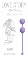 Вагинальные шарики Cleopatra Lavender Sunset – лавандовый Lola Toys