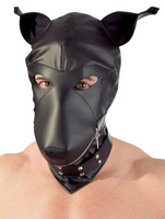 Шлем-маска собака Fetish Сollection Dog - черный Orion