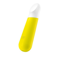 Мини вибратор Ultra Power Bullet 4 (желтый). 13 режимов работы, 9 см, АБС/силикон, водонепроницаемый Satisfyer