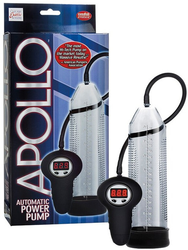 Автоматическая мужская помпа Apollo Automatic Power Pump – серая California Exotic Novelties