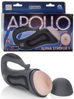 Мастурбатор анус Alpha Stroker 1 с вибрацией – серый California Exotic Novelties