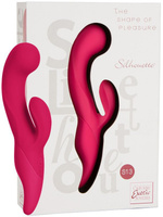Вибромассажер Silhouette S13 со стимуляцией клитора – красный California Exotic Novelties